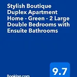 Stylish Boutique Duplex - Near Valletta! - 2 Large Double Bedrooms & Bathrooms * Msida
