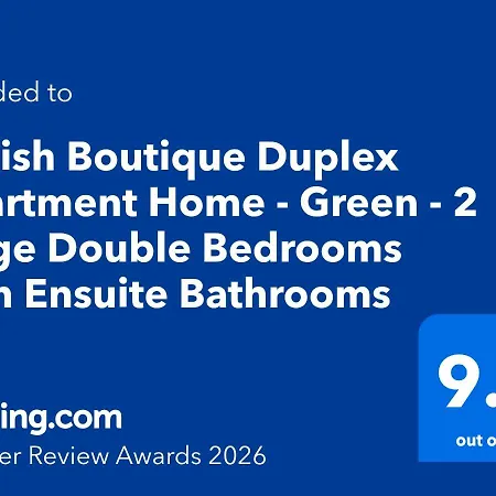 Lägenhet Stylish Boutique Duplex 'green' - Near Valletta! 2 Large Double En-suite Bedrooms Msida
