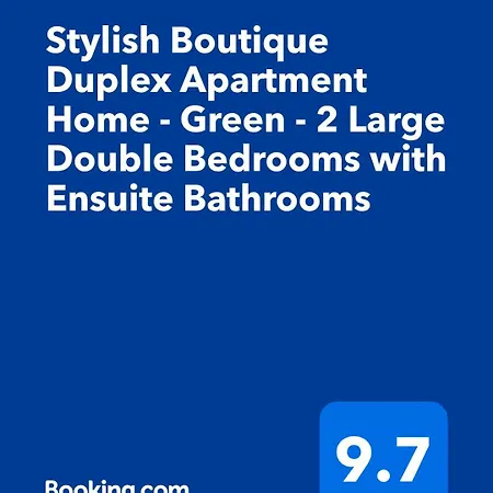 Stylish Boutique Duplex 'green' - Near Valletta! 2 Large Double En-suite Bedrooms * Msida